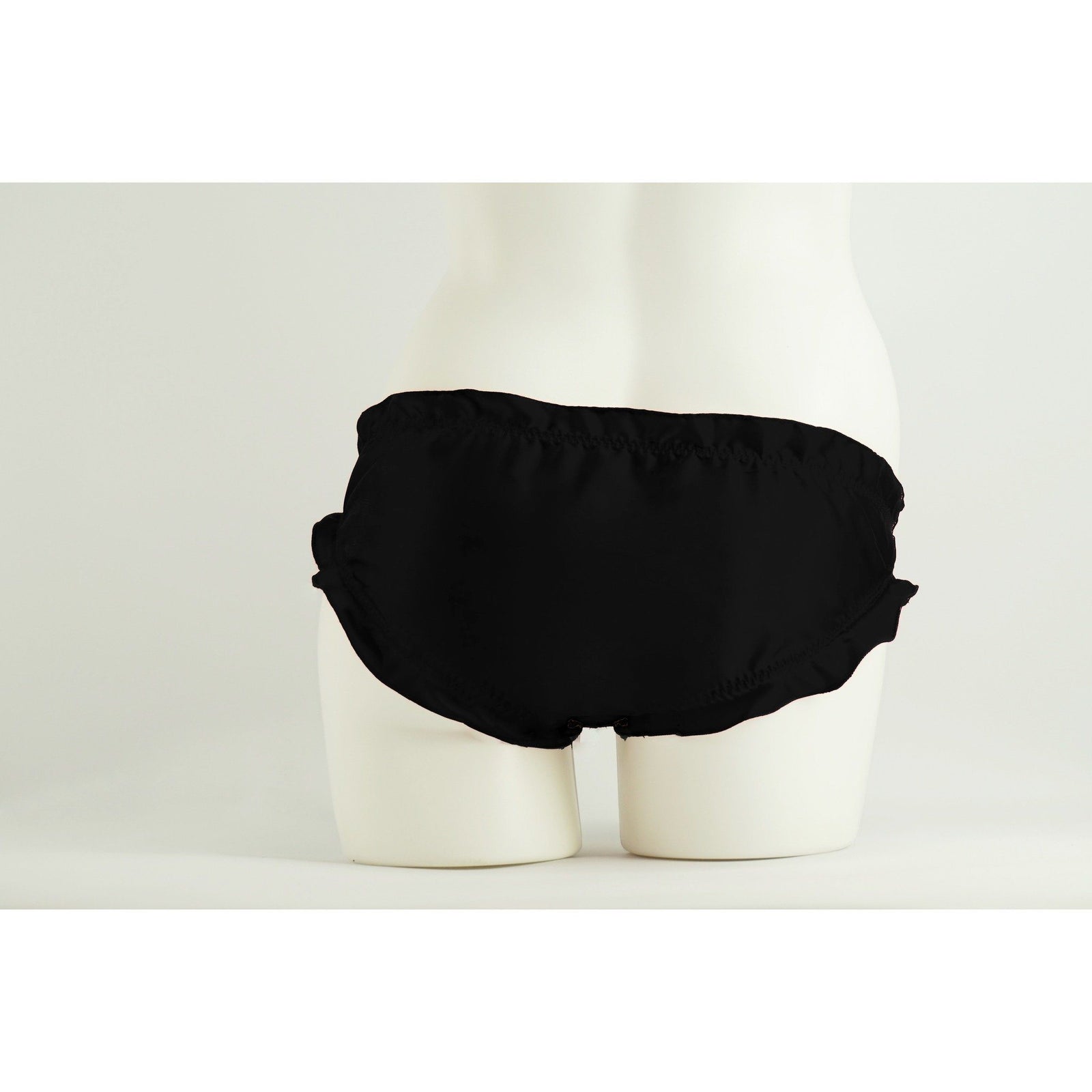 Panties - Bianca Carine Ruffled Bikini Panties In Black
