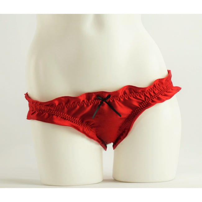 Panties - Bianca Carine Ruffled Bikini Panties In Red